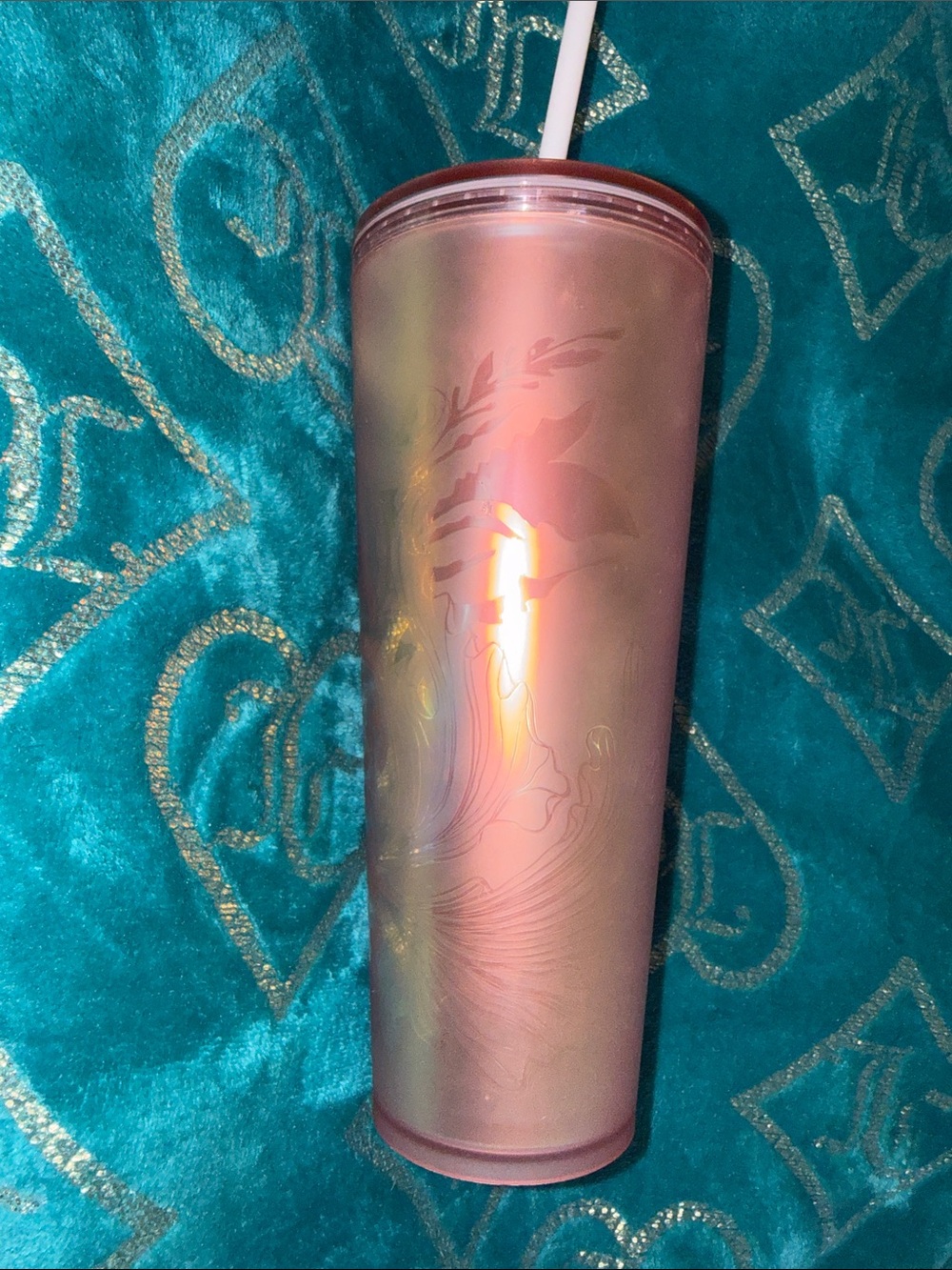 Starbucks Iridescent Pink Ombre Tumbler 22oz